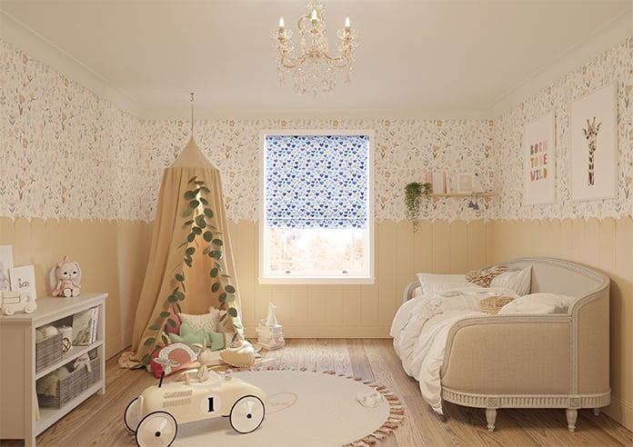 Sweetheart, Purple - Motorised Roman Blind - Image 8